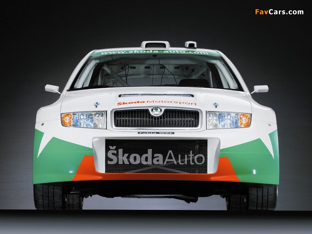 Škoda Fabia WRC (6Y) 2003–08 wallpapers (640 x 480)