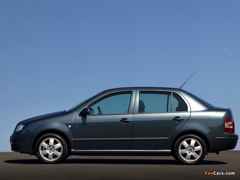 Škoda Fabia Sedan (6Y) 2005–07 wallpapers (800 x 600)
