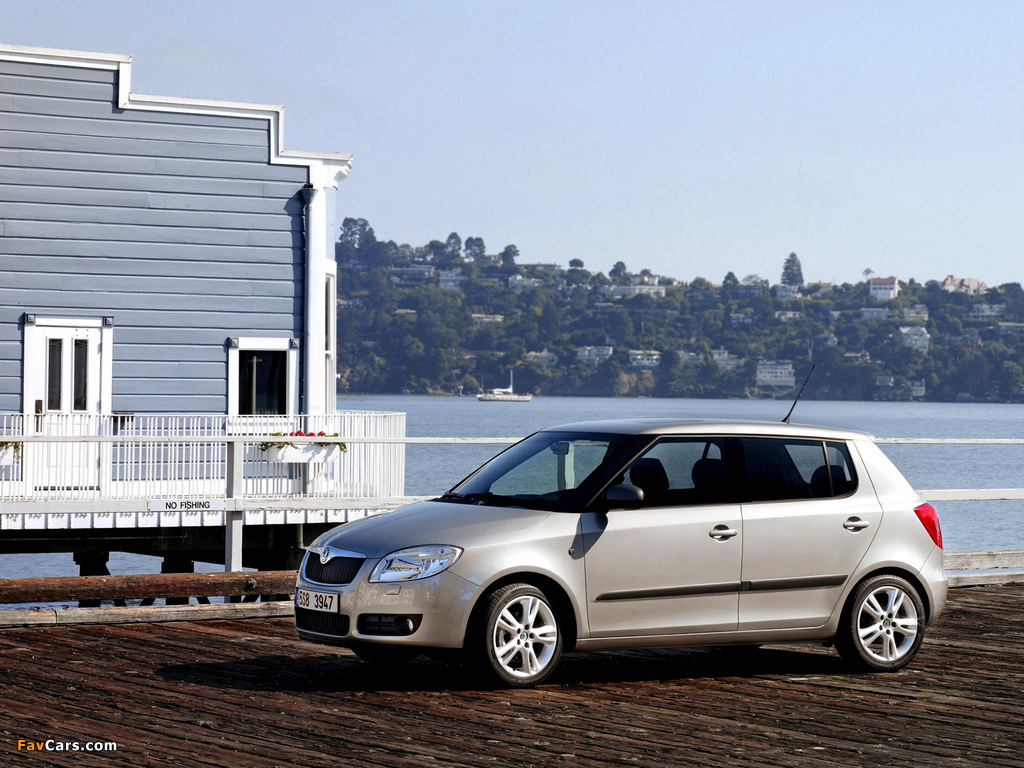 Škoda Fabia 2007–10 pictures (1024 x 768)