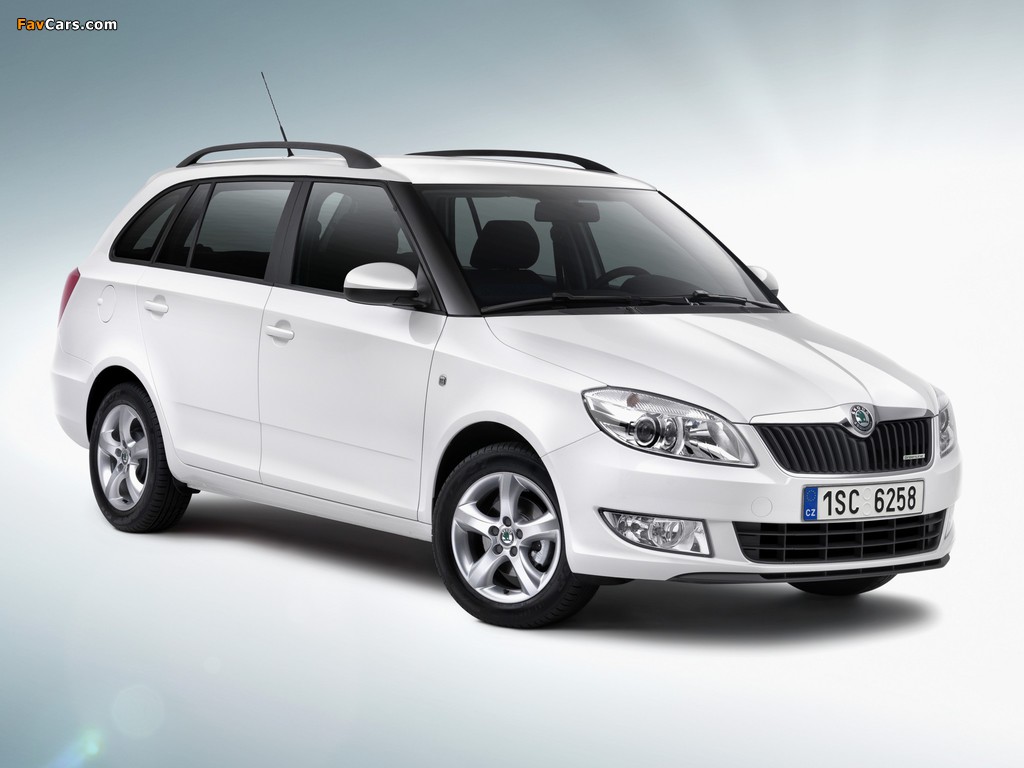 Škoda Fabia GreenLine Combi (5J) 2008–10 wallpapers (1024 x 768)