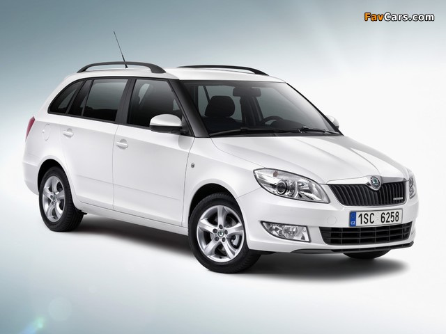 Škoda Fabia GreenLine Combi (5J) 2008–10 wallpapers (640 x 480)