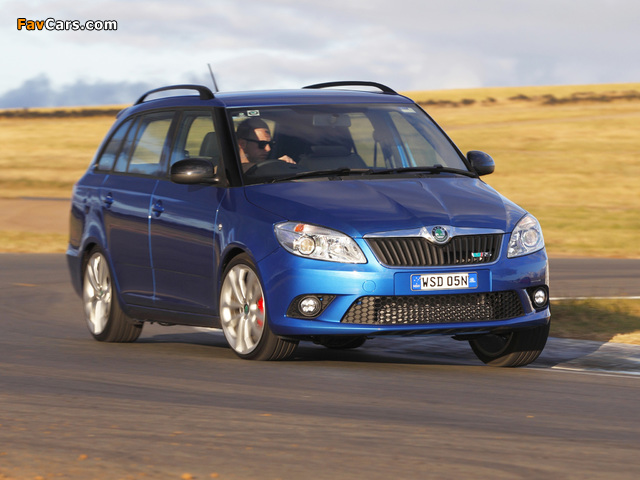 Škoda Fabia RS Wagon (5J) 2010 photos (640 x 480)