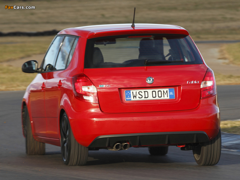 Škoda Fabia RS AU-spec (5J) 2010 wallpapers (800 x 600)