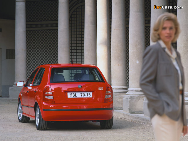 Škoda Fabia (6Y) 1999–2005 wallpapers (640 x 480)