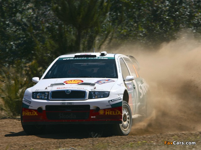 Škoda Fabia WRC (6Y) 2003–08 wallpapers (640 x 480)