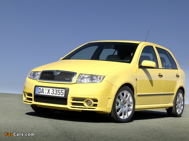 Škoda Fabia RS (6Y) 2005–07 wallpapers (640 x 480)