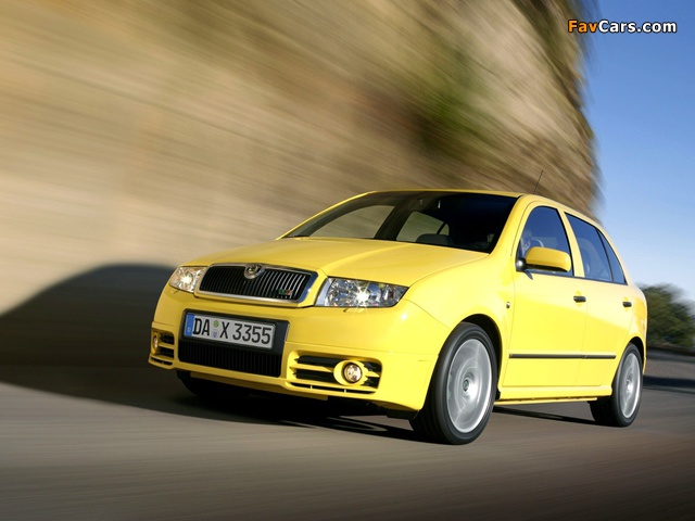 Škoda Fabia RS (6Y) 2005–07 wallpapers (640 x 480)