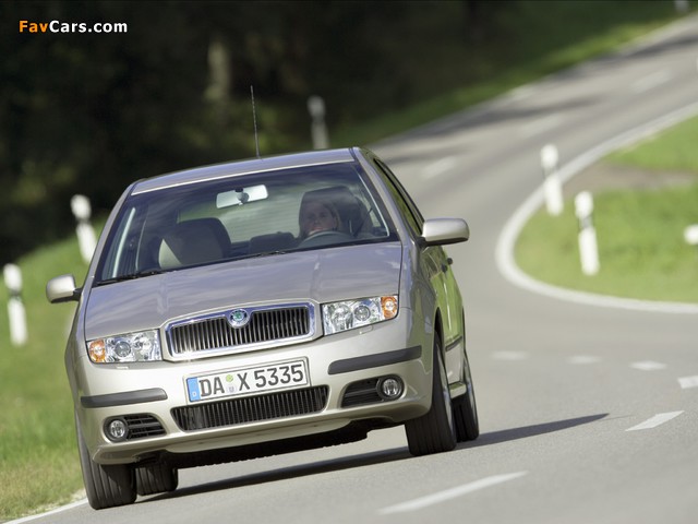 Škoda Fabia (6Y) 2005–07 wallpapers (640 x 480)