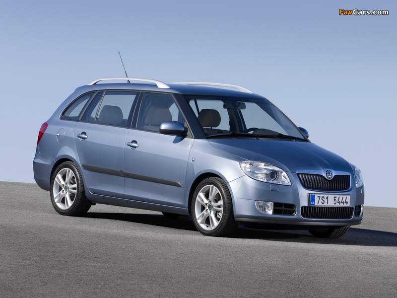 Škoda Fabia Combi (5J) 2007–10 wallpapers (800 x 600)