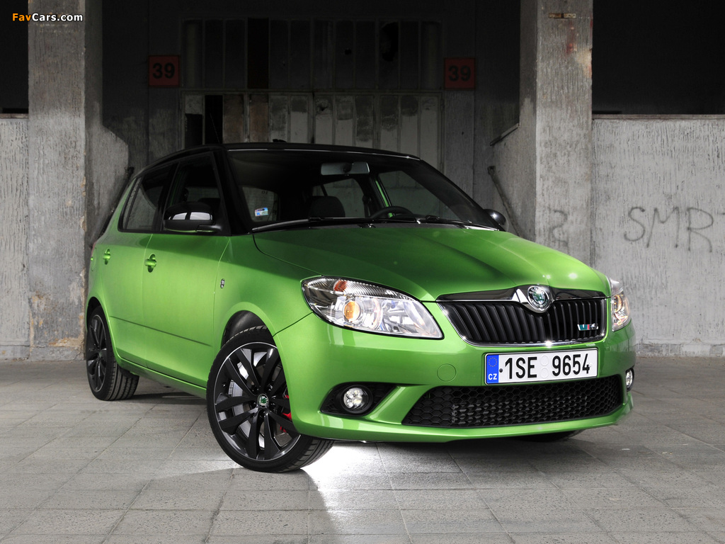 Škoda Fabia RS (5J) 2010 wallpapers (1024 x 768)