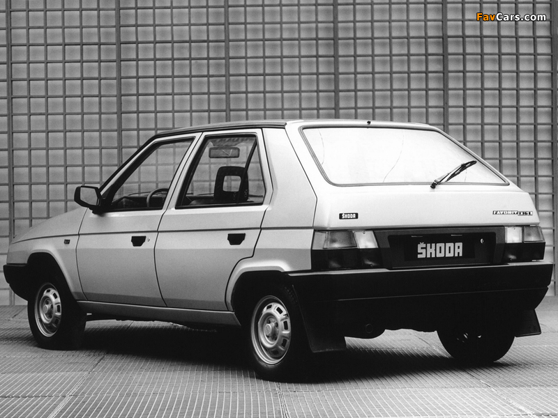 Pictures of Škoda Favorit (Type 781) 1987–94 (800 x 600)