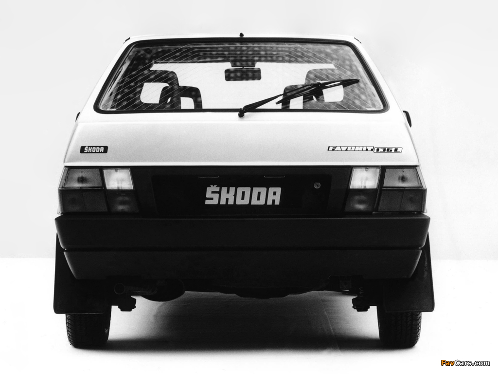 Škoda Favorit (Type 781) 1987–94 photos (1024 x 768)