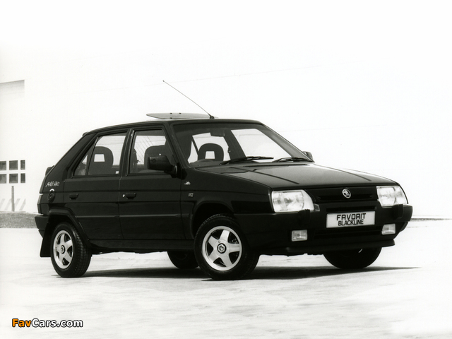 Škoda Favorit Blackline UK-spec (Type 781) 1993–94 pictures (640 x 480)