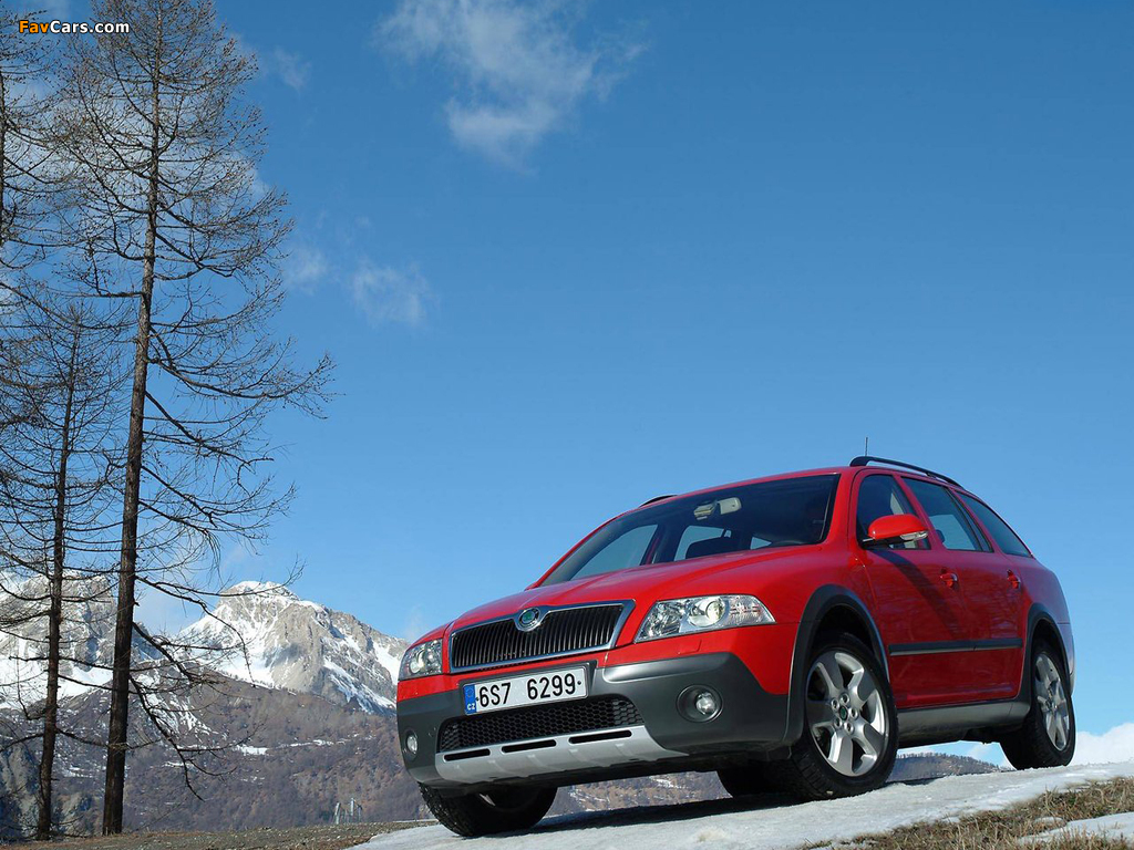 Images of Škoda Octavia Scout (1Z) 2007–08 (1024 x 768)