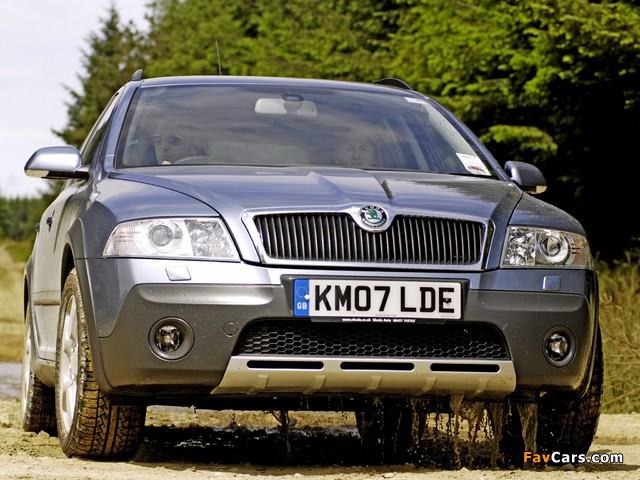 Images of Škoda Octavia Scout UK-spec (1Z) 2007–08 (640 x 480)