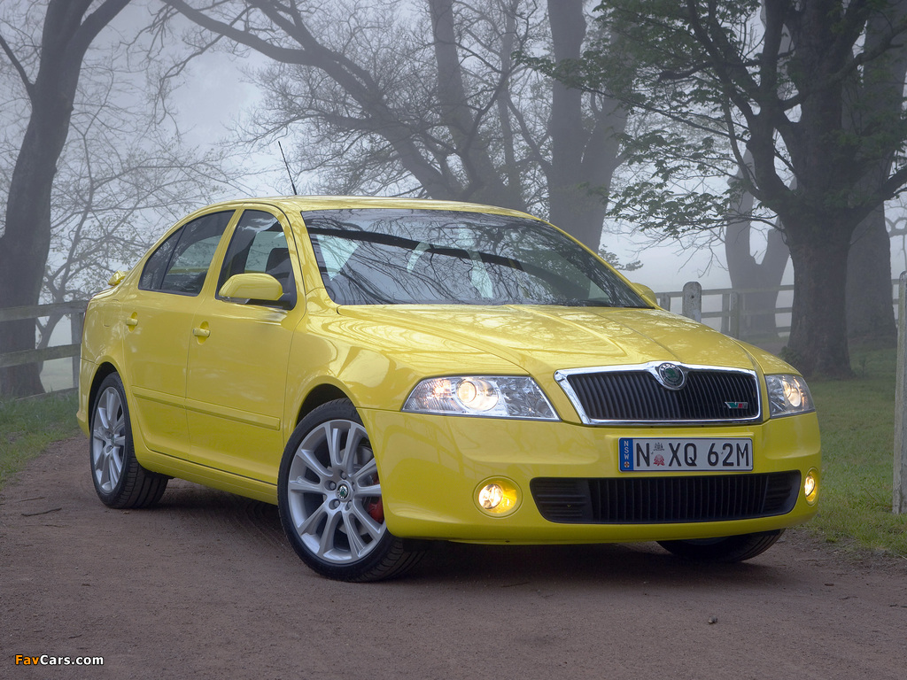 Photos of Škoda Octavia RS AU-spec (1Z) 2004–08 (1024 x 768)