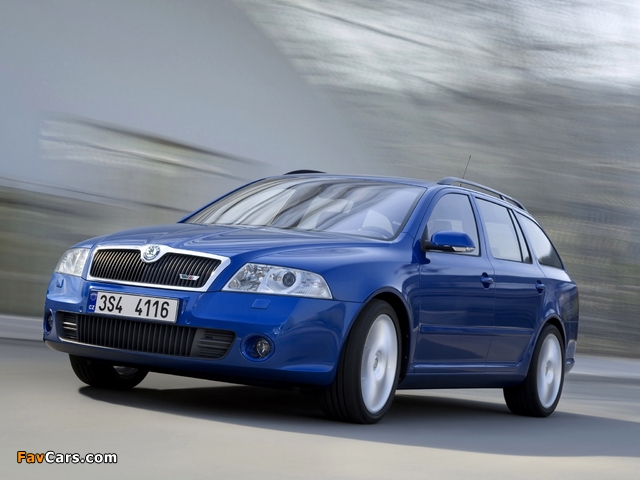 Pictures of Škoda Octavia RS Combi (1Z) 2004–08 (640 x 480)