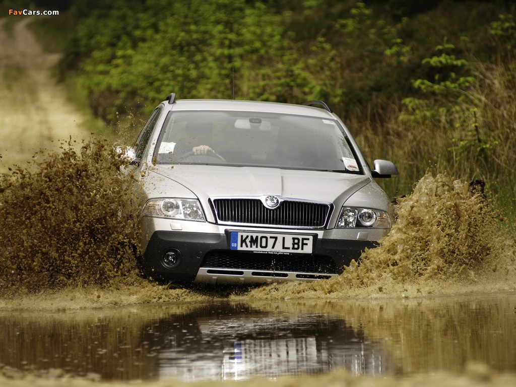 Pictures of Škoda Octavia Scout UK-spec (1Z) 2007–08 (1024 x 768)