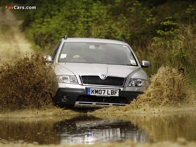 Pictures of Škoda Octavia Scout UK-spec (1Z) 2007–08 (640 x 480)