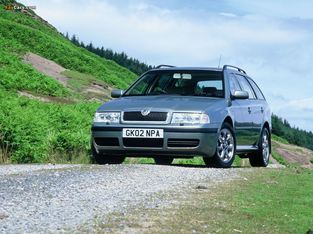 Škoda Octavia Combi UK-spec (1U) 2000–04 wallpapers (1024 x 768)