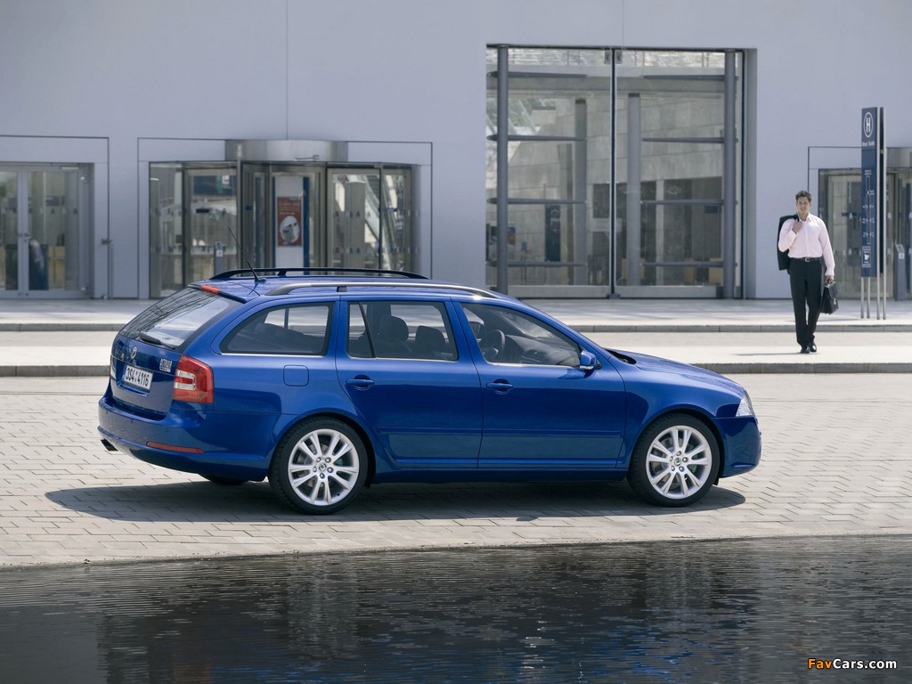 Škoda Octavia RS Combi (1Z) 2004–08 wallpapers (1024 x 768)