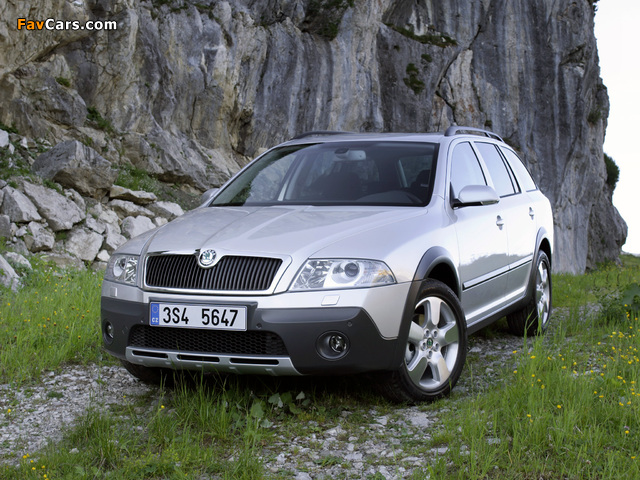 Škoda Octavia Scout (1Z) 2007–08 images (640 x 480)