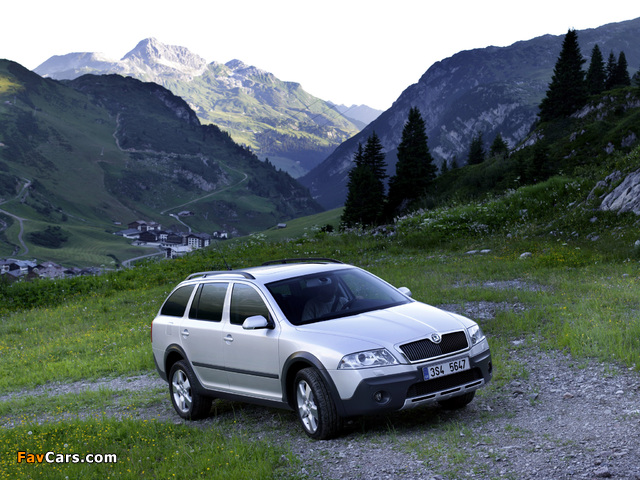 Škoda Octavia Scout (1Z) 2007–08 pictures (640 x 480)