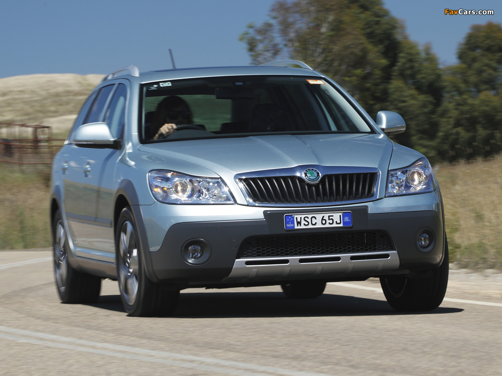 Škoda Octavia Scout AU-spec (1Z) 2009–13 photos (1024 x 768)