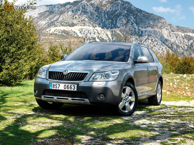 Škoda Octavia Scout (1Z) 2009–13 photos (640 x 480)