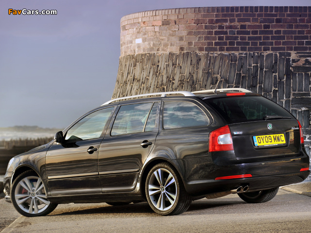 Škoda Octavia vRS Combi (1Z) 2009–13 pictures (640 x 480)