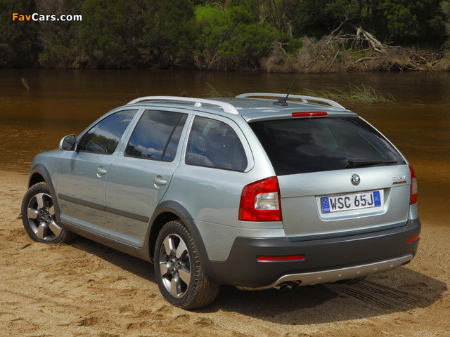 Škoda Octavia Scout AU-spec (1Z) 2009–13 pictures (640 x 480)