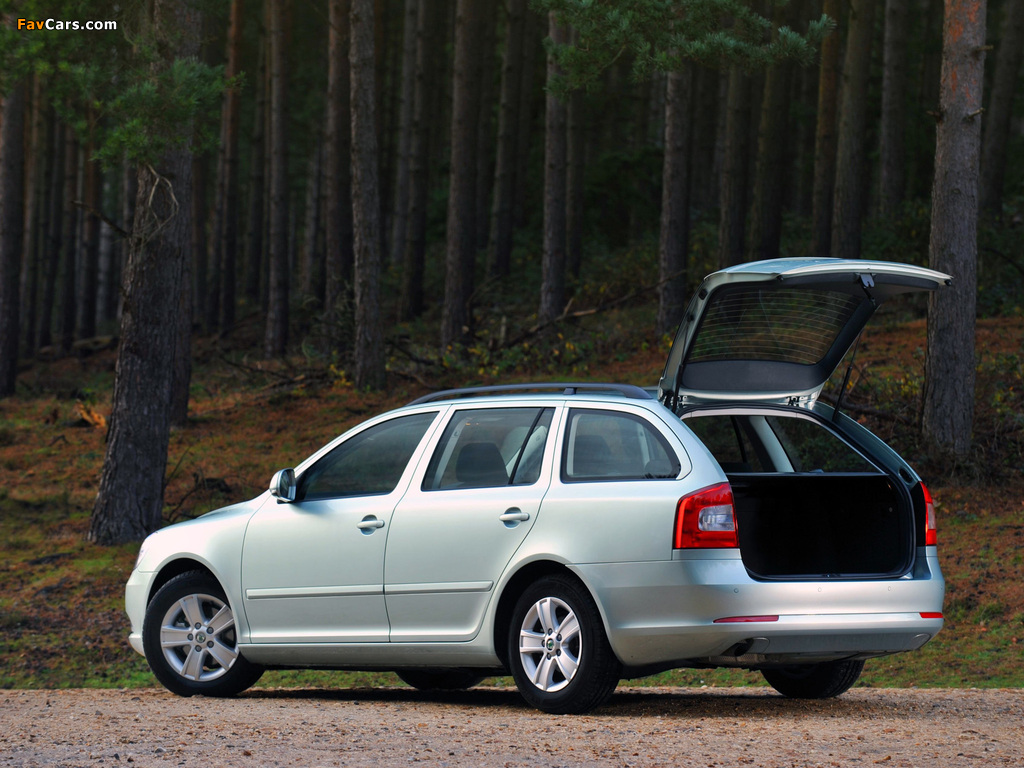 Škoda Octavia GreenLine Combi UK-spec (1Z) 2009 pictures (1024 x 768)