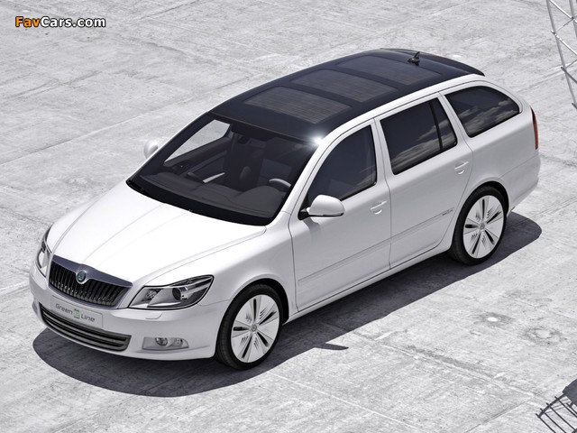 Škoda Octavia Green E Line Concept (1Z) 2010 pictures (640 x 480)