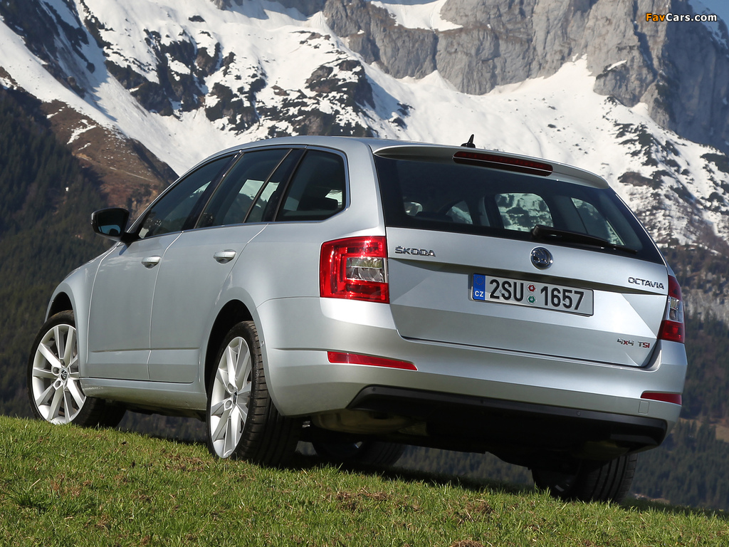 Škoda Octavia Combi 4x4 (5E) 2013 images (1024 x 768)