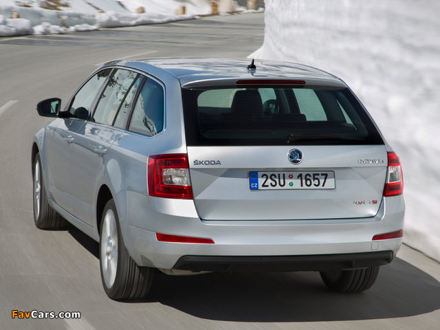 Škoda Octavia Combi 4x4 (5E) 2013 photos (640 x 480)