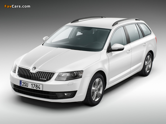 Škoda Octavia Combi GreenLine (5E) 2013 wallpapers (640 x 480)