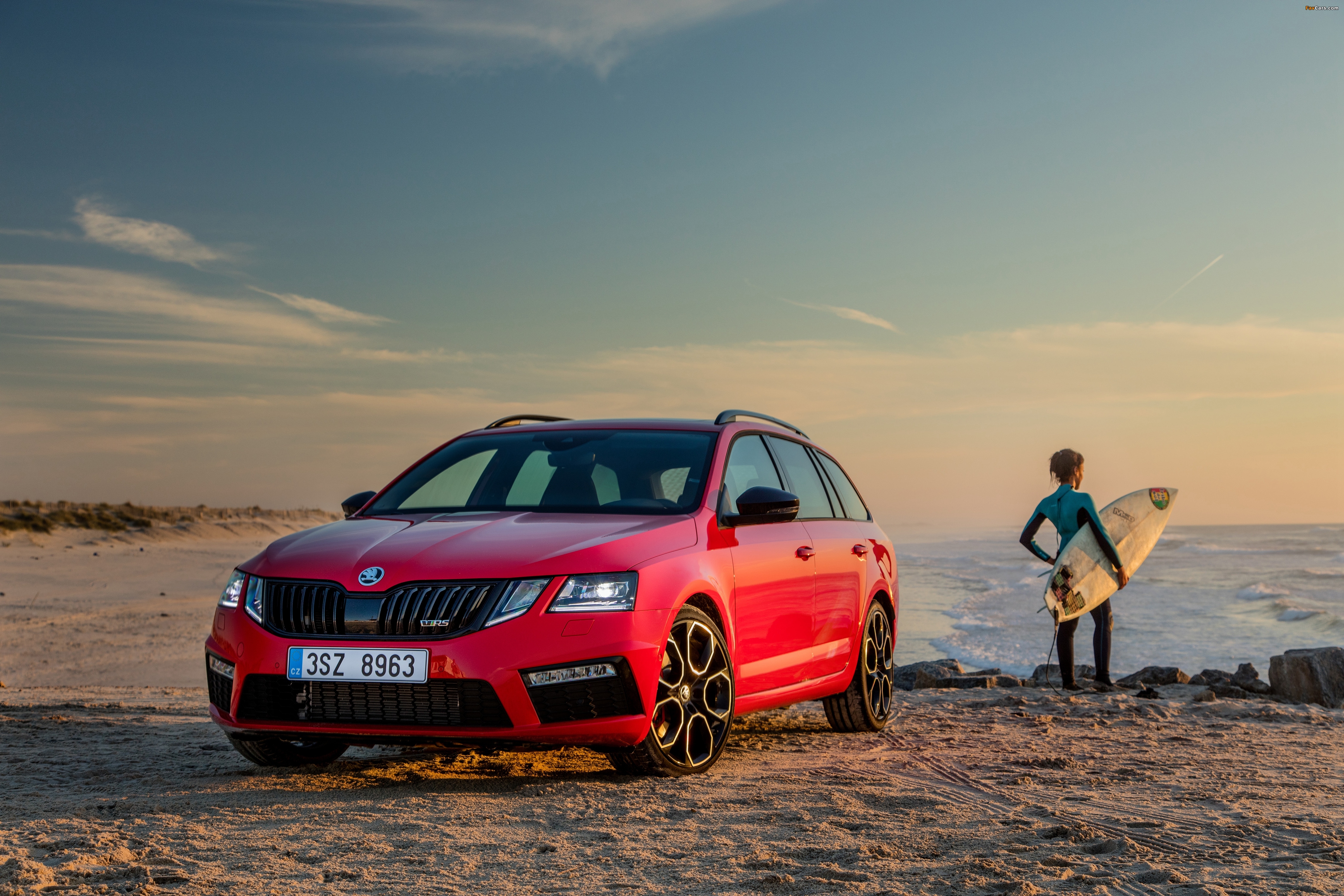 Škoda Octavia RS 245 Combi (5E) 2017 wallpapers (4096 x 2731)