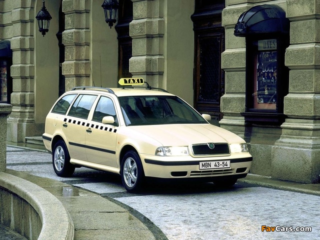 Škoda Octavia Combi Taxi (1U) 1996–2000 wallpapers (640 x 480)