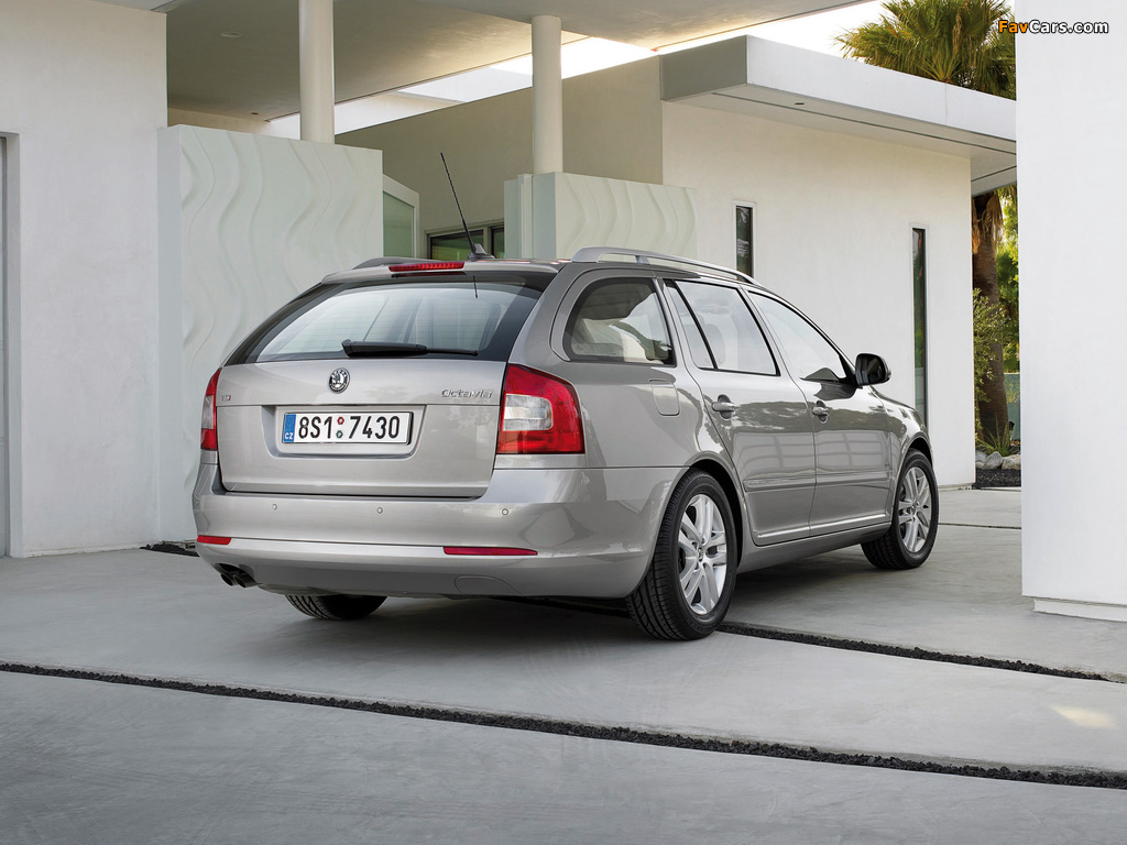 Škoda Octavia Combi (1Z) 2008–13 wallpapers (1024 x 768)