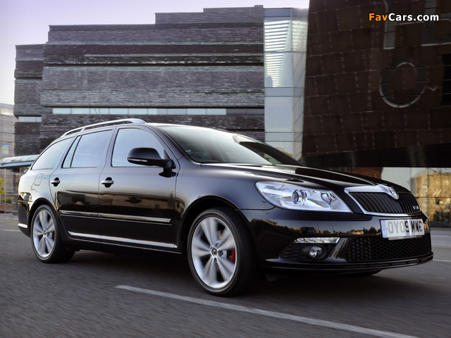 Škoda Octavia vRS Combi (1Z) 2009–13 wallpapers (640 x 480)