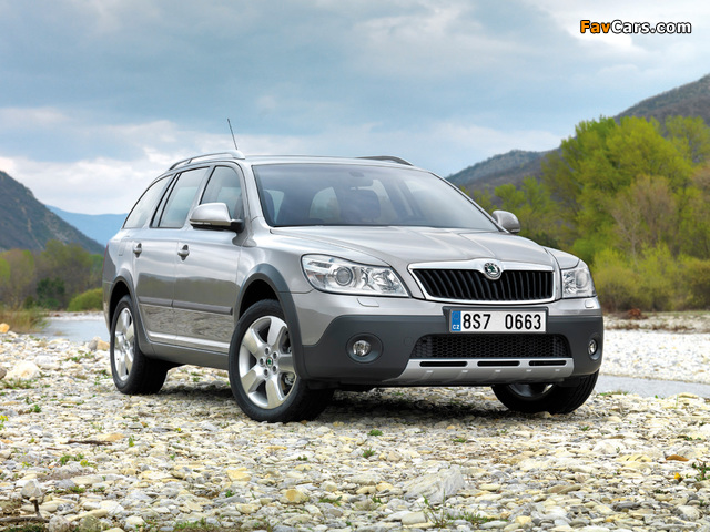 Škoda Octavia Scout (1Z) 2009–13 wallpapers (640 x 480)