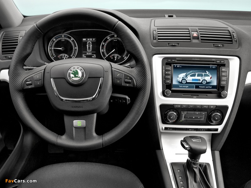 Škoda Octavia Green E Line Pre-production Test Car (1Z) 2012 wallpapers (800 x 600)