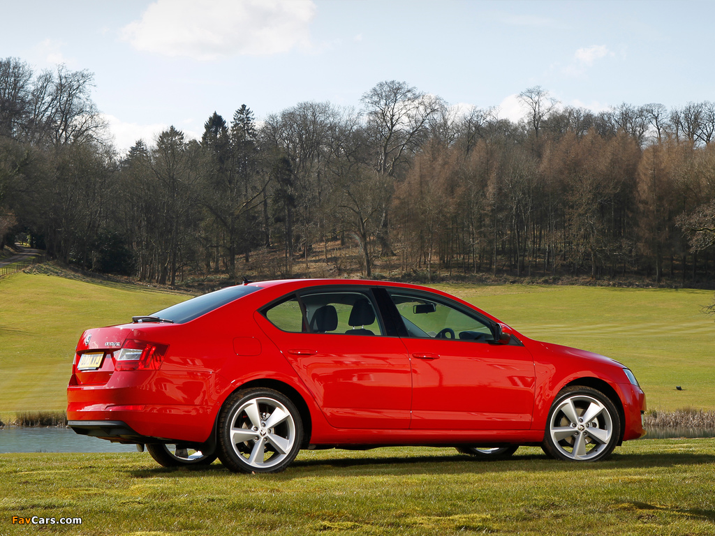 Škoda Octavia UK-spec (5E) 2013 wallpapers (1024 x 768)