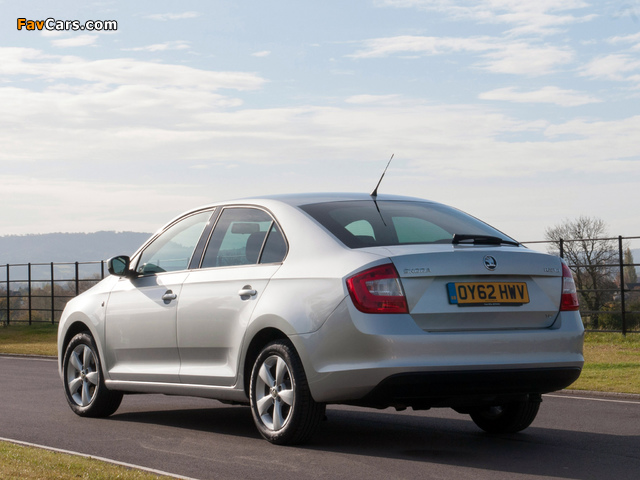 Photos of Škoda Rapid UK-spec 2012 (640 x 480)