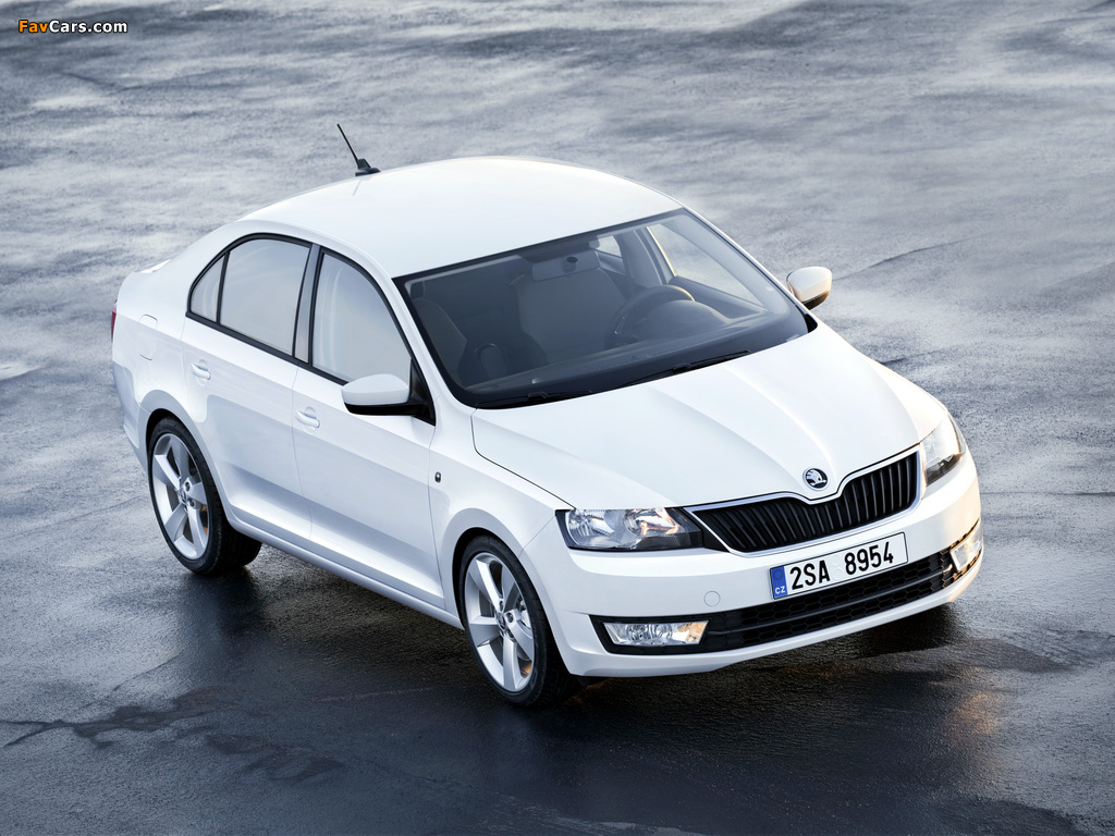 Škoda Rapid 2012 wallpapers (1024 x 768)