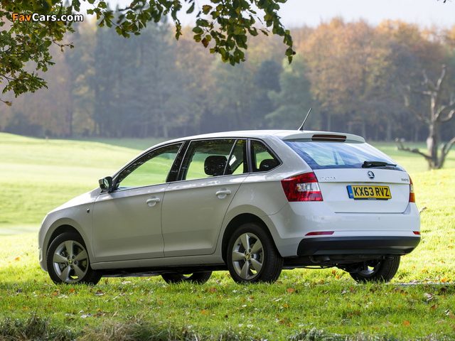 Škoda Rapid Spaceback UK-spec 2013 pictures (640 x 480)