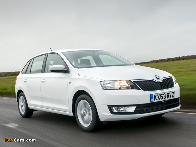 Škoda Rapid Spaceback UK-spec 2013 pictures (640 x 480)