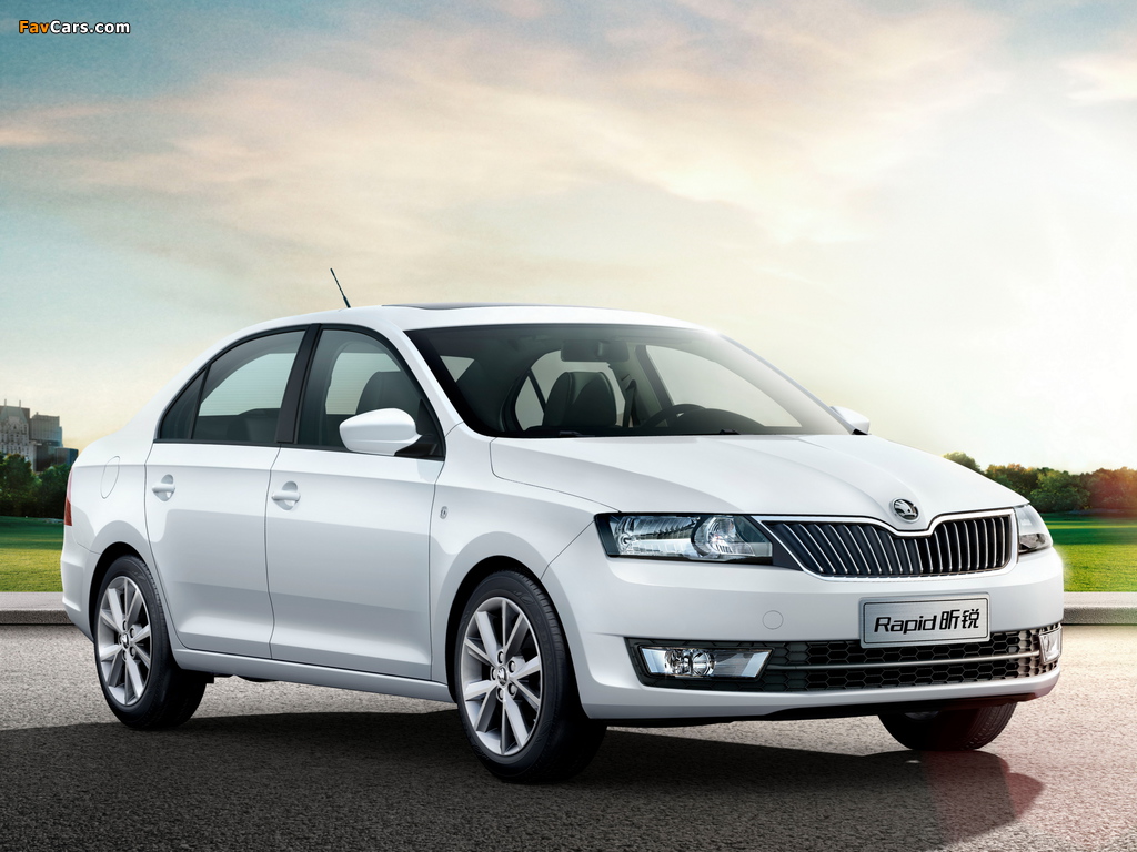 Škoda Rapid CN-spec 2013 wallpapers (1024 x 768)