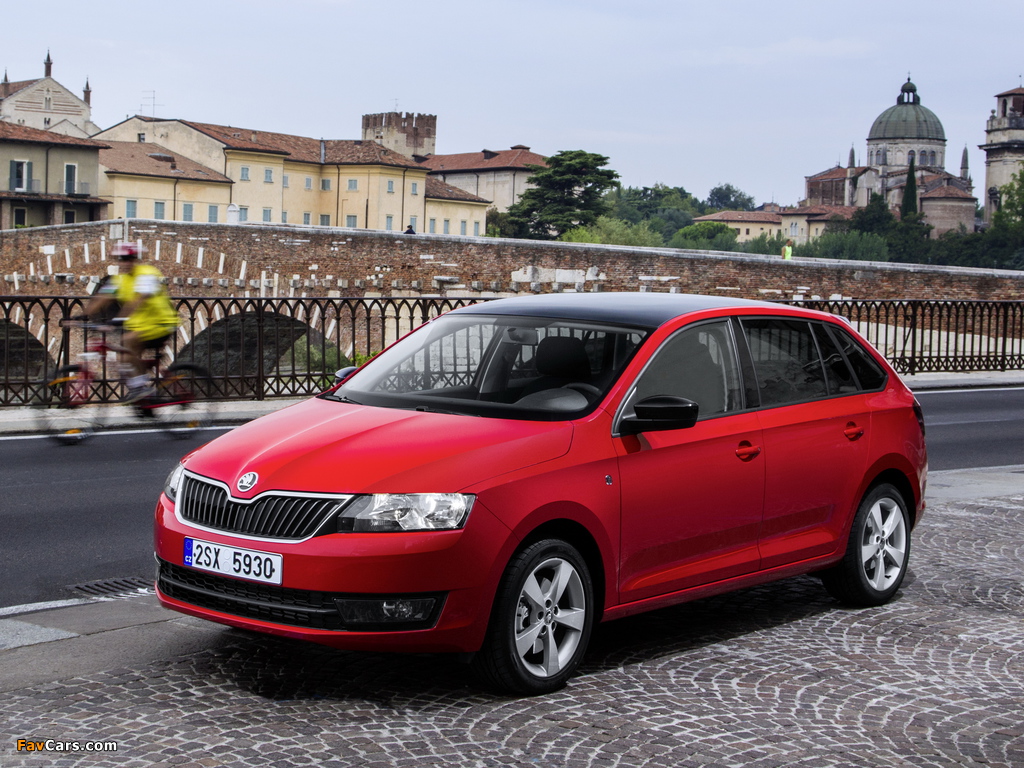 Škoda Rapid Spaceback 2013 wallpapers (1024 x 768)