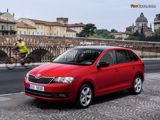 Škoda Rapid Spaceback 2013 wallpapers (640 x 480)